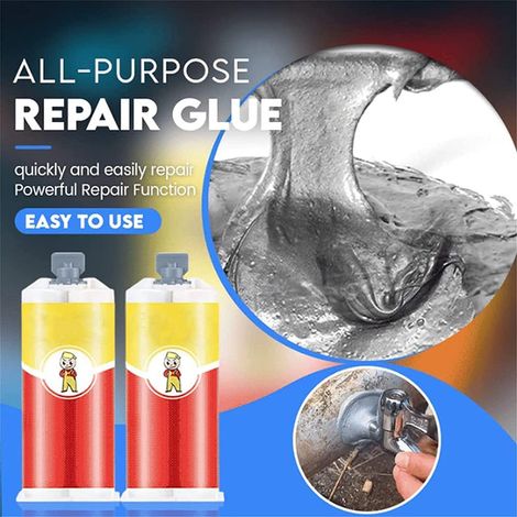 Colle de réparation multi-usages, colle de réparation pour moulage, pâte de liaison pour agents métalliques, colle de soudage industrielle résistante aux hautes températures
