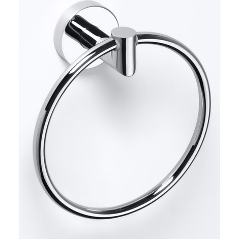 Anneau de serviette de douche OMEGA en laiton chromé 16 cm (1/2)