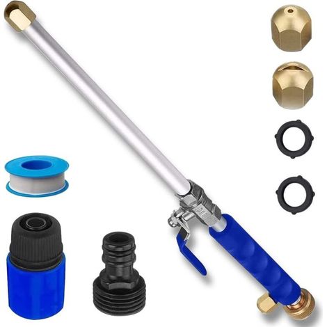 Buse de jet pour nettoyeur haute pression, buse de tuyau d'arrosage extensible pour l'arrosage du jardin, nettoyage des vitres de voiture (1/5)