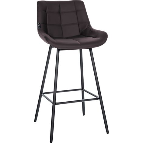 Tabouret de bar Weston Marron Similicuir (1/5)