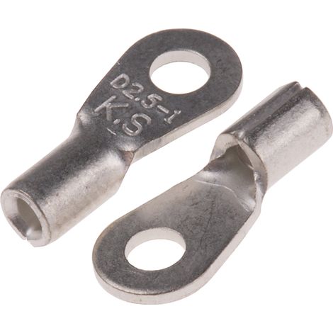 Cosses à œillet RS PRO, Non-isolé, 1.5mm², 3, 6mm