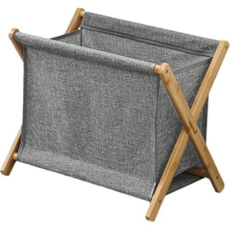 Panier De Rangement Pliable Bac De Rangement Vêtements Dossier En Bois Panier À Linge Panier Trieuse Panier Paniers Pour Le Linge Couverture Titulaire Pour Le Salon Vêtements (1/5)