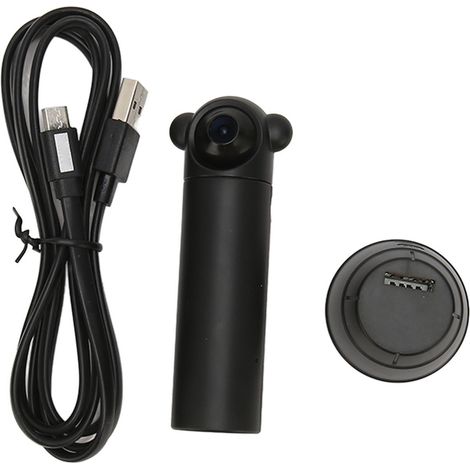 Mini caméra de sécurité sans fil WiFi intelligente 1080p, rotation à 180°, surveillance à distance, vision nocturne, petite caméra de sécurité pour la maison (1/5)