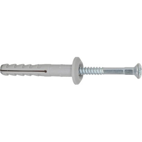 Fischer 100x Cheville à clou N 8 x 40/1 P Vis à clou - 514870 (1/2)
