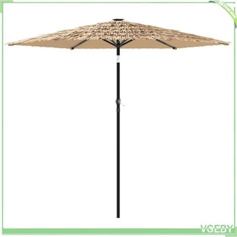 Parasol de jardin - FAFEICY - 4005097 - Carré 223x223x213 cm - Mât acier 38 mm - Protection anti-UV (1/5)