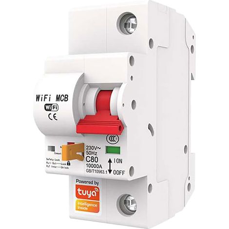 Interruttore Magnetotermico Modulo Wi Fi 1P+ Proxe C40 Smart Tuya N 40A