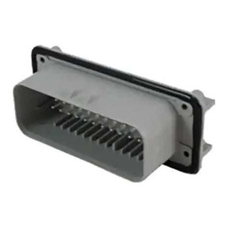 Connettore AmpSeal femmina 35 vie grigio da circuito stampato 90°