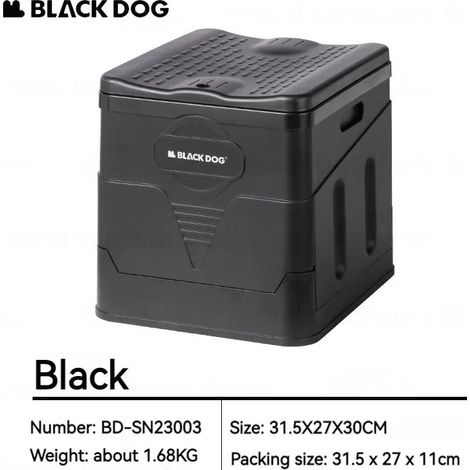 Camping tools Outdoor Camping Toilet Outdoor PP,Black (1/4)