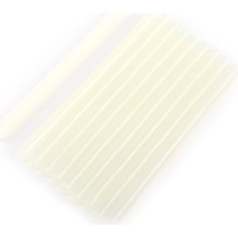 10 Bâtons de colle thermofusible transparents 7mm/11mm pour pistolet à colle, longueur 20cm, bricolage et projets créatifs (1/5)