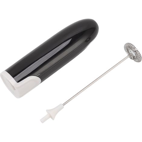 Mousseur à lait électrique portable automatique pour café, mousseur à boissons pour cuisine, noir et blanc (1/5)
