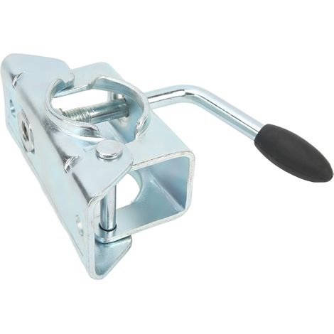 Support de roue de vérin pour remorque, collier de fixation fendu pour tube de 48 mm/1,89 po, pied de stabilisation pour caravane (1/5)