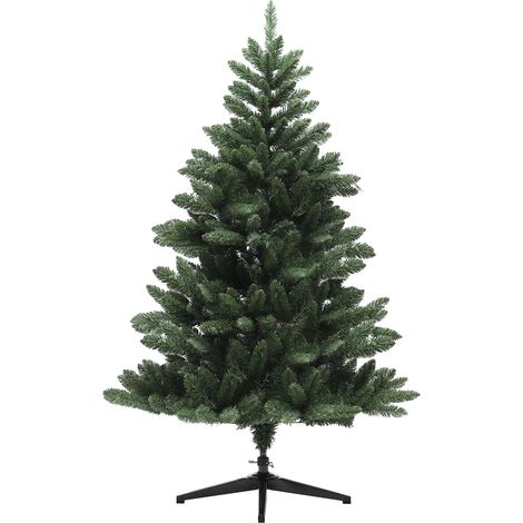 Sapin de Noël artificiel Nordmann réaliste 150 cm, branches épaisses et naturelles, arbre décoratif maison vert Ø100 cm (1/5)