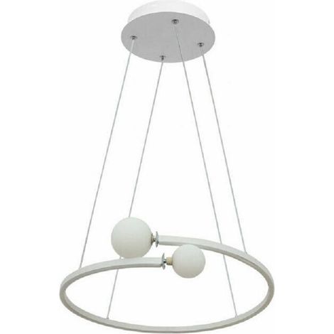 Trade Shop - LED LAMP 34 W EINE SOSPENSION DESIGN MODERN IN ALLUMINIO PVC LUCE 6500K A58 - (1/3)