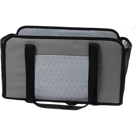 Panier de voiture pour chien en polyester haute résistance 600DPU, portable et largement utilisé, idéal pour les voyages en voiture avec un chien, un chat ou un chiot. (1/5)