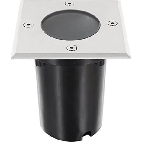 Spot encastrable au sol GubBet IP67 Carré avec douille GU10 - Ledme - LM7302 (1/4)