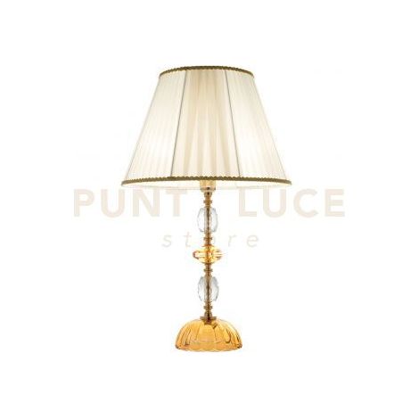 LUME/G PATRICIA 1 LUCE TRASPARENTE AMBRA ATTACCO E27 D.40CM