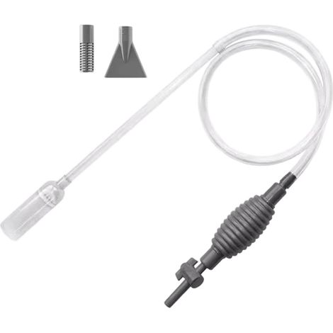 Aspirateur pour Aquarium,Siphon Manuel Changeur d'eau Kit De Nettoyage Aquarium pour Sable, Eau Douce, Algues, Substrat, Roches, Marine, Grottes, Pêche, Tortues (1/5)
