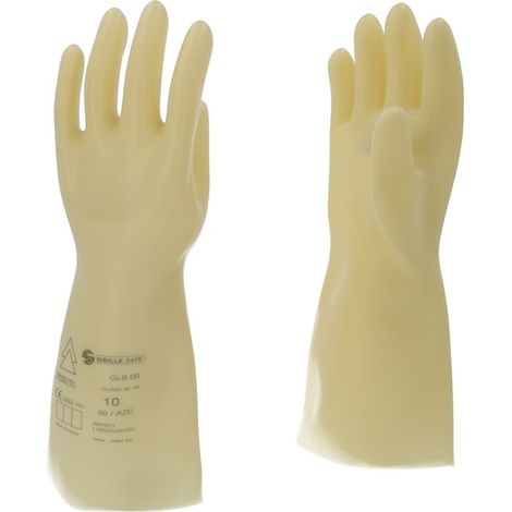 KS-Tools 117.0048 Elektriker-Schutzhandschuh mit Schutzisolierung, Größe 10, wei (1/2)