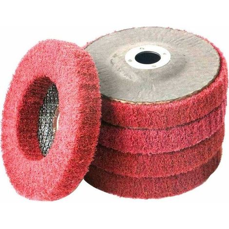 Polycarbonat-Schleif- und Polierscheiben, Farbentfernungsscheibe, Rostentfernerscheibe, Schleifscheibe mit Drehmomentfunktion (5 Stück/100 mm) (1/5)