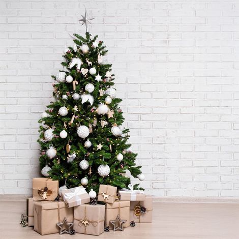 Albero di Natale 180 cm - 475 Rami Apertura Rami Singoli, Verde, -, 180h cm Porlamar (1/4)