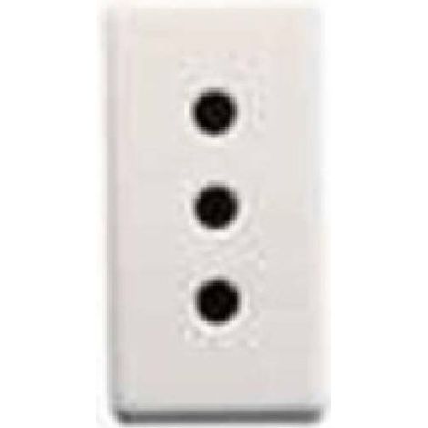 Presa 2P+T 10A Standard Italiana Con Sch.Sy Wt ( Gewiss Cod. Gw20201 ) (1/6)
