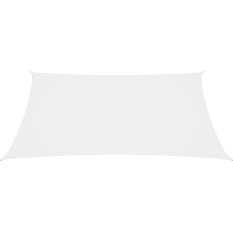 Voile d'ombrage, Protection Solaire, pour Jardin Terrasse Extérieur, Tissu Oxford carré 5x5 m Blanc OIB4854E (1/5)