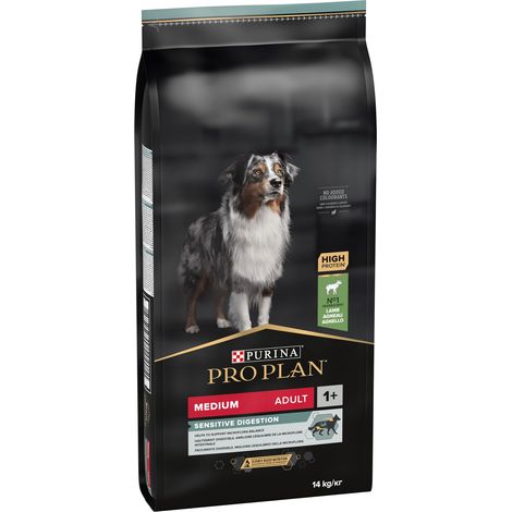 Croquettes Pro Plan Adulte Médium Sensitive Digestion : 14 kg