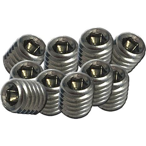 Tornillo prisionero manilla, modelo trn04, de acero inoxidable con acabado inox, m5 x 6 mm, 10 uds, blister