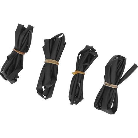 Kit de 4 gaines thermorétractables adhésives, assortiment pour câbles électriques 3MM 4MM 5MM 6MM longueur 1m (1/5)