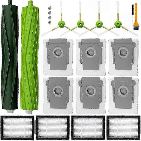 Pièces de rechange Roomba : brosses en caoutchouc et filtres HEPA pour aspirateurs des séries i, E et j (ensembles de 16) (1/5)