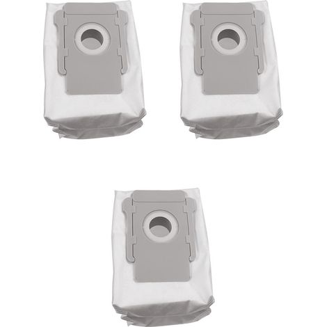 Sac Poubelle Automatique - 3 L - Pour Robot Aspirateur Compatible avec Système de Vidage Automatique - Lot de 3