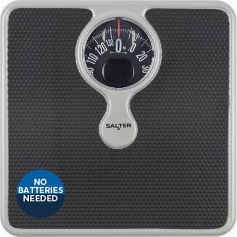Báscula mecánica compacta para baño Salter 484 SFEU12 con lupa (1/5)