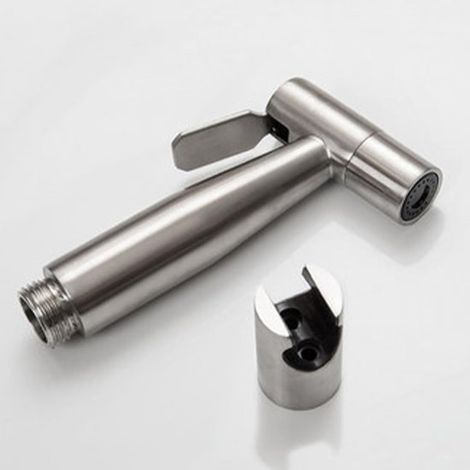 Handbrause mit Halterung Bidet-Handbrause Duschset mit Bidet-Zubehör Duschkopf aus Edelstahl Duschkopf mit einstellbarem Wasserdruck und Für (1/5)