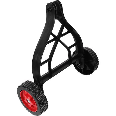 Verstellbares Stützrad für Rasenmäher und Trimmer, 1 Ersatzrad für Gartengeräte, kompatibel mit Freischneider und Stabilisator
