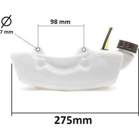 Serbatoio carburante benzina decespugliatore 43 / 53 cc