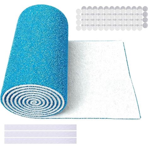 Filtres pour bouche d'aération Haute Efficacité et Résistance  Matériau de filtre pour fournaise domestique pour Maison, Appartement, Pièce, Bureaux, Sol, Plafond, Chauffage, (1/5)