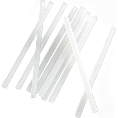 10 Pcs Baton de Colle pour Pistolet 11mm x 200mm, Transparents (1/5)