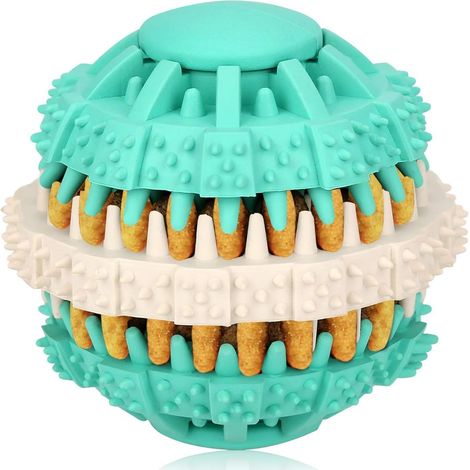 MINKUROW Giocattolo Per Cani Giocattoli Interattivi Per Cani Non Tossico Dente Di Cane In Gomma Resistente Ai Morsi Giocattolo Interattivo Da Masticare Per Cucciolo Piccolo Cane Grande (1/5)
