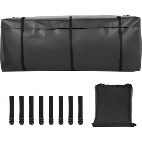 Mophorn Borsa da Trasporto per Gancio di Traino 1520 x 607 x 610 mm, Borsa da Carico Robusta per Stoccaggio sul Cassone del Camion con 8 Cinghie Rinforzate, adatta per Auto e Furgoni