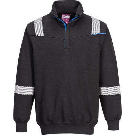 Feuerhemmender Sweat Wx3 - S - Schwarz - Portwest