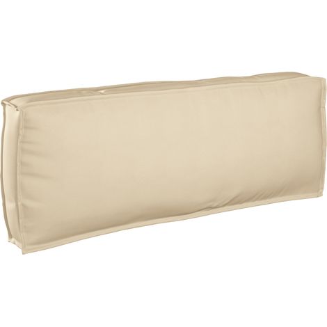 Coussin Beige 120 x 40 x 12 cm Tissu Oxford vidaXL (1/5)