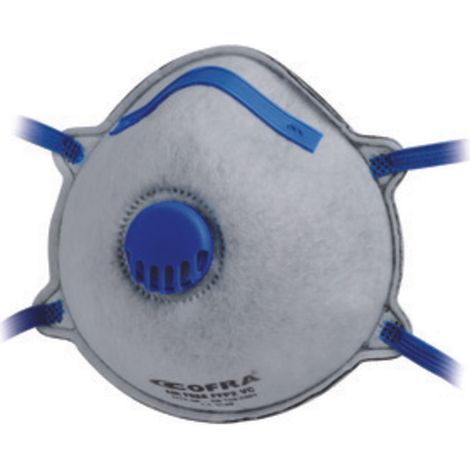 MASCHERINA PROTEZIONE COFRA FFP2 C/VALV CARB M010-K023 Q.TA 12