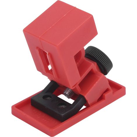 Kit de verrouillage multifonctionnel avec étiquette d'avertissement à loquet, cadenas rouge de sécurité Portable (1/5)