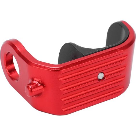Crochet de sécurité en E pour Brompton, léger en alliage aluminium et plastique poli, attache rapide vélo. (1/5)