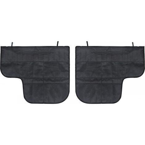 2 Pack Dog Car Door Cover Black Universal Fit Pet Car Door Protector Anti Scratch Suction Cup (1/5)