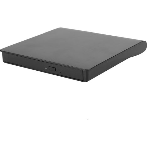 Lecteur optique externe USB 3.0 pour ordinateur portable, graveur DVD-RW, finition brossée, compatible DVD-ROM 8x (1/5)