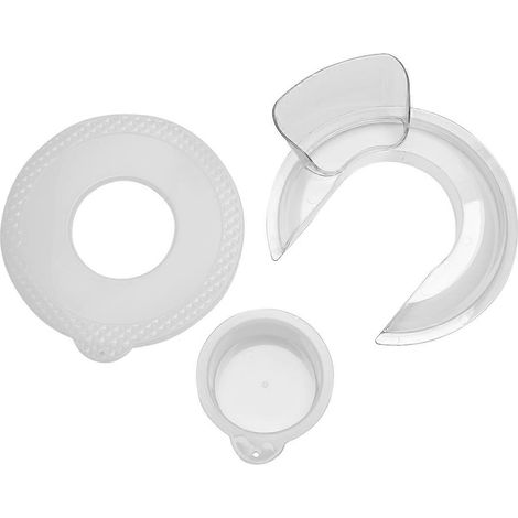 Pour robots pâtissiers KitchenAid à tête inclinable de 4,5 à 5 pintes, couvercle anti-éclaboussures et couvercles de bol pour robot pâtissier (1/5)