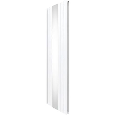 Radiador Plano con Espejo  1800 mm x 565 mm  Blanco  Doble Columna  Acero al Carbono  Kit Fijación con Soportes y Cepillo de Limpieza GRATIS  Garantía 15 años  Calefacción, Estufa
