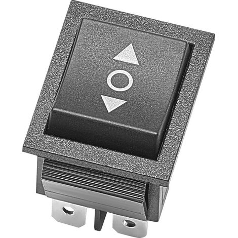 Interrupteur à bascule DPDT 6 broches, 3 positions (ON)-Off-(ON), inverseur de polarité, 250V/16A, 125V/20A, pour auto, bateau, électroménager. (1/5)