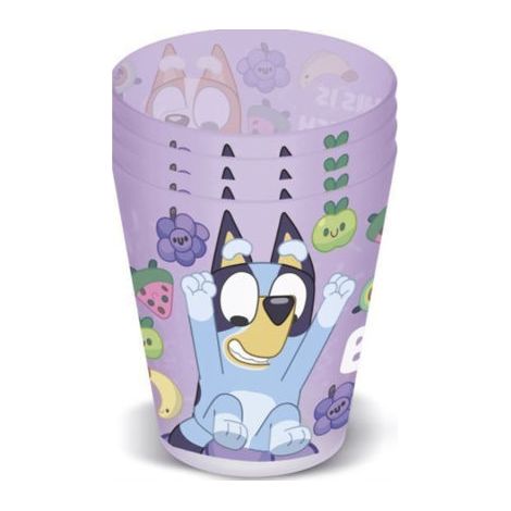SET 4 PZ VASO PP JOY 285ML BLUEY
